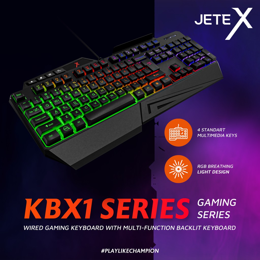 JETE X Keyboard Gaming KBX1