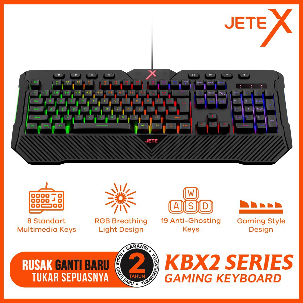 JETE X Keyboard Gaming KBX2 JETE X Keyboard Gaming KBX2