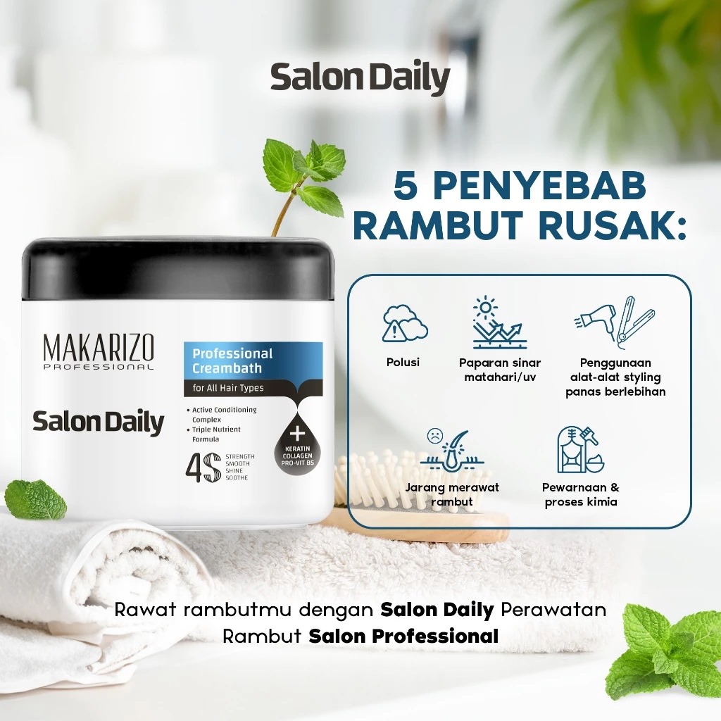Makarizo Professional Salon Daily - Creambath 250ml
