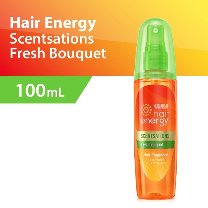 Makarizo Hair Energy Scentsations 100ml - Fresh Bouquet (Hijau Muda)