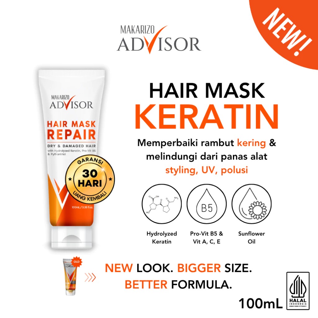 Makarizo Advisor Hair Repair Mask 100ml Tube