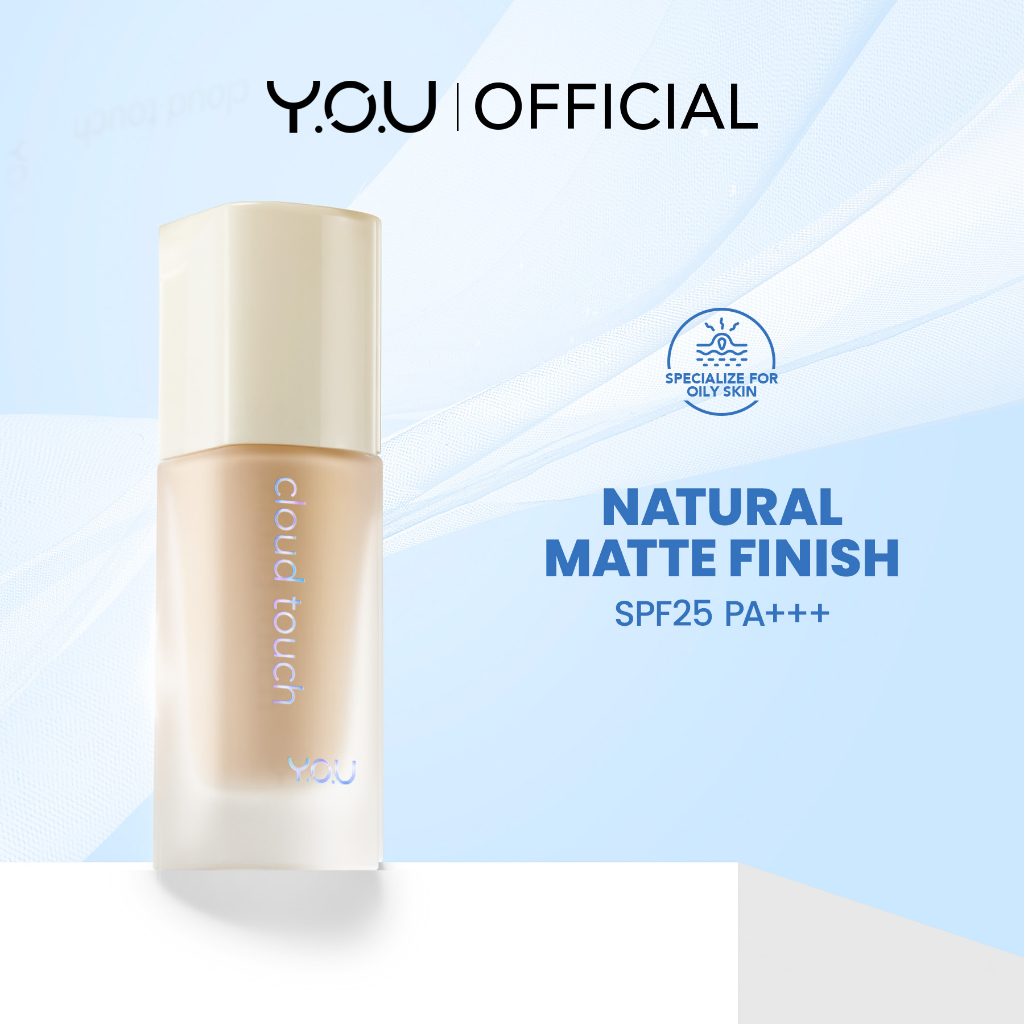 YOU Cloud Touch Blurring Skin Tint 20ml (Liquid Foundation) - N504 Rose Vanilla *