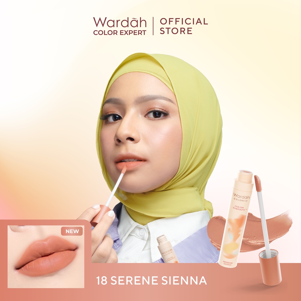 Wardah Colorfit Velvet Matte Lip Mousse Color Therapy 4gr - 18 Serene ...