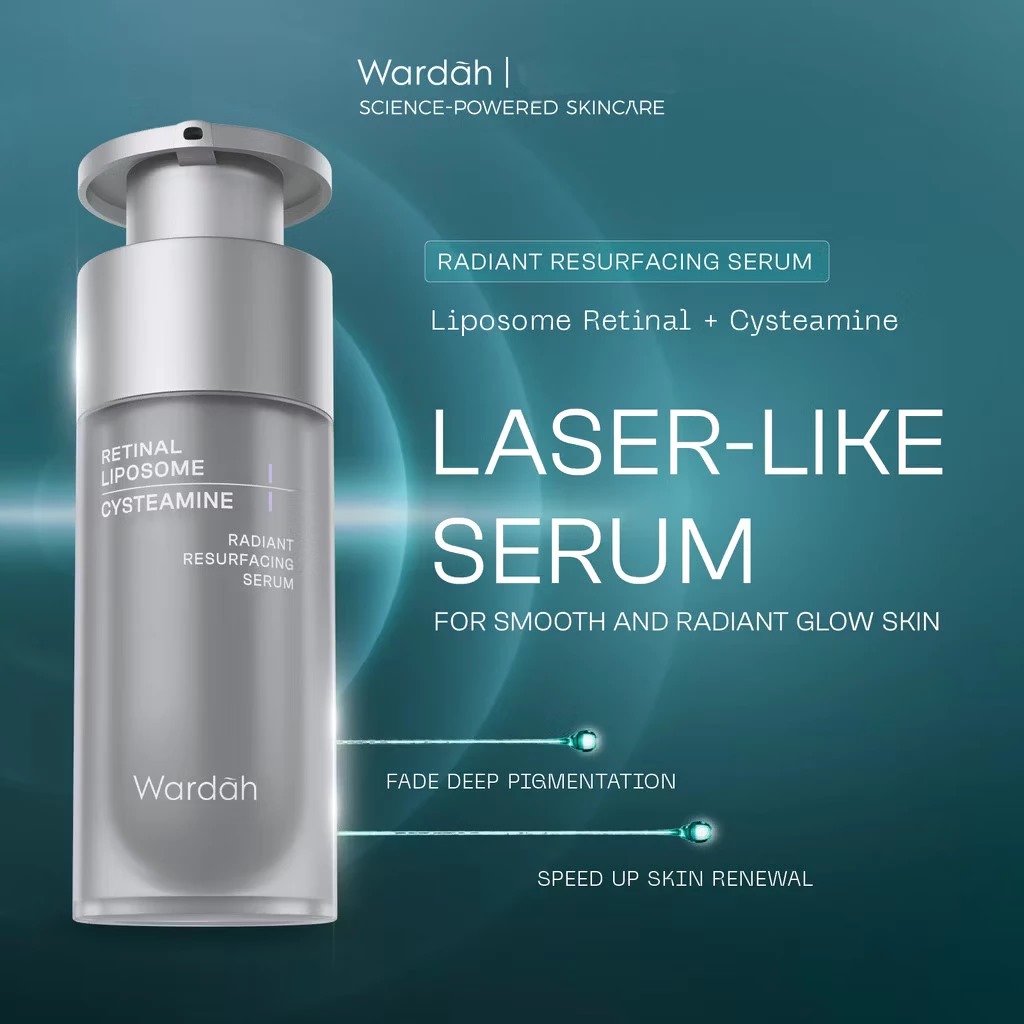 Wardah Radiant Resurfacing Retinal Cysteamine Serum 30ml