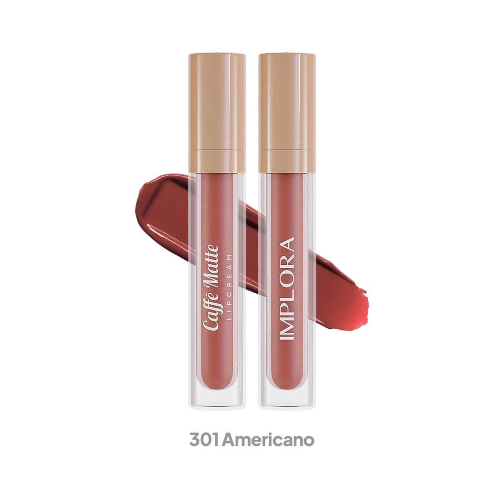 Implora Caffe Matte Lipcream 2.9gr - 301 Americano Implora Caffe Matte Lipcream 2.9gr - 301 Americano