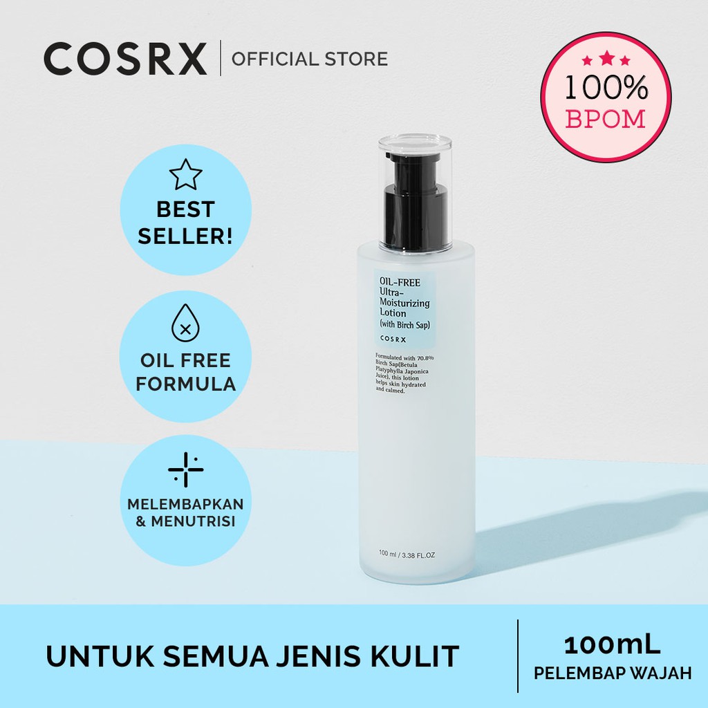 COSRX Oil-Free Ultra-Moisturizing Lotion (with Birch Sap) 100ml COSRX Oil-Free Ultra-Moisturizing Lotion (with Birch Sap) 100ml