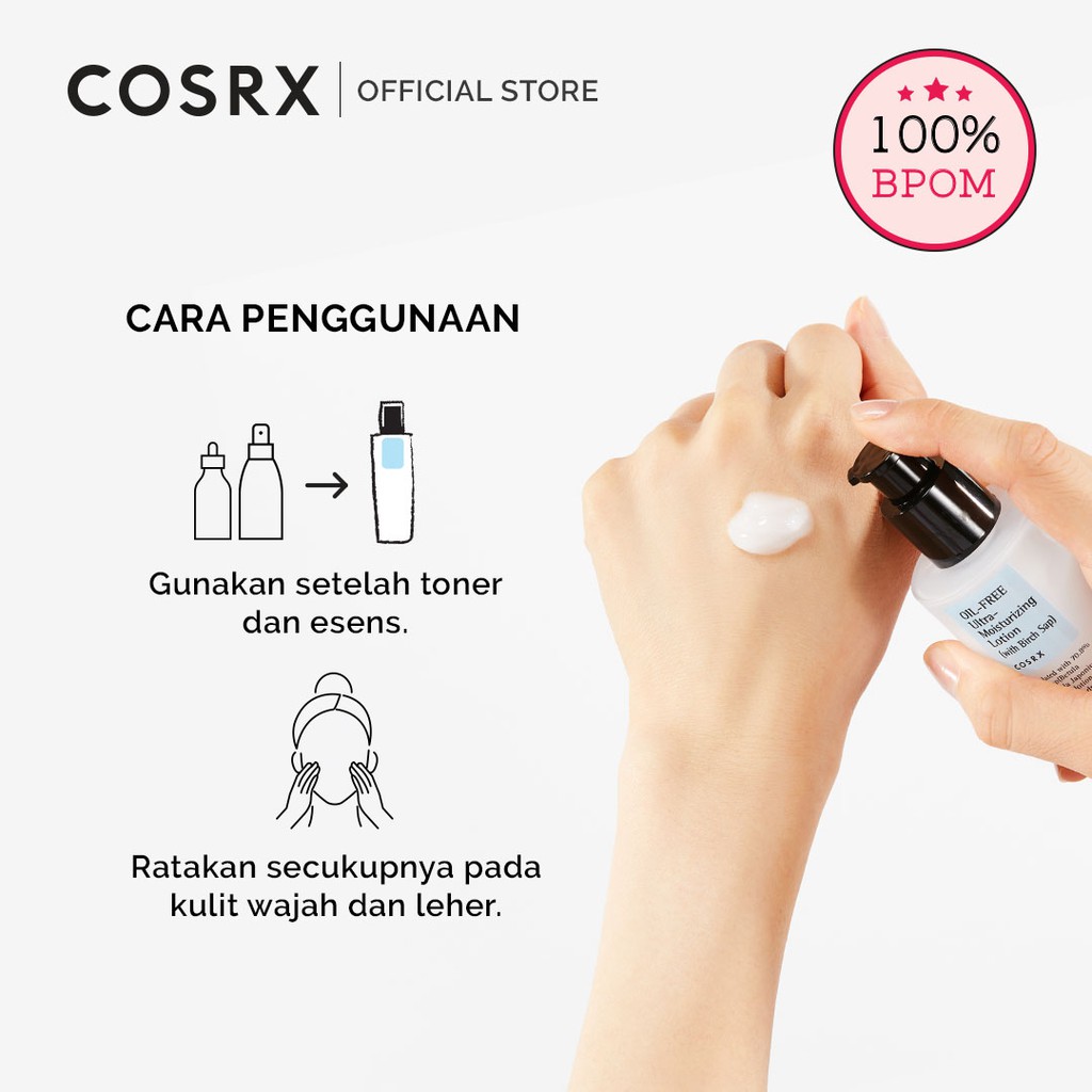 COSRX Oil-Free Ultra-Moisturizing Lotion (with Birch Sap) 100ml