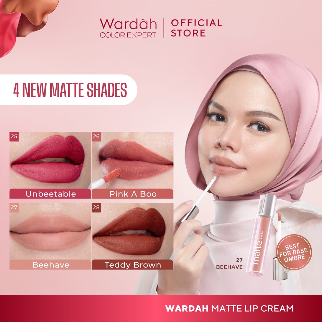 Wardah Exclusive Matte Lip Cream 4gr - 03 See You Latte