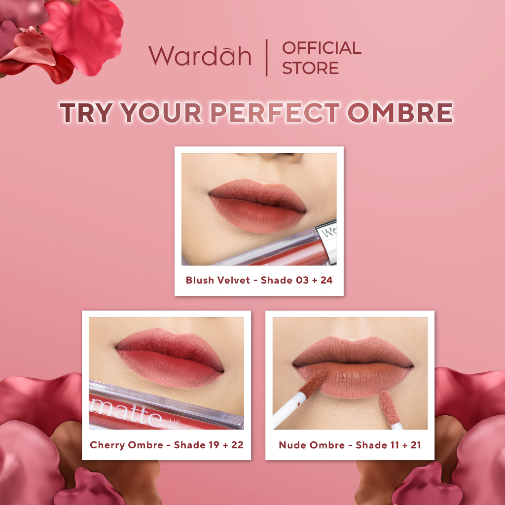 Wardah Exclusive Matte Lip Cream 4gr - 09 Mauve On