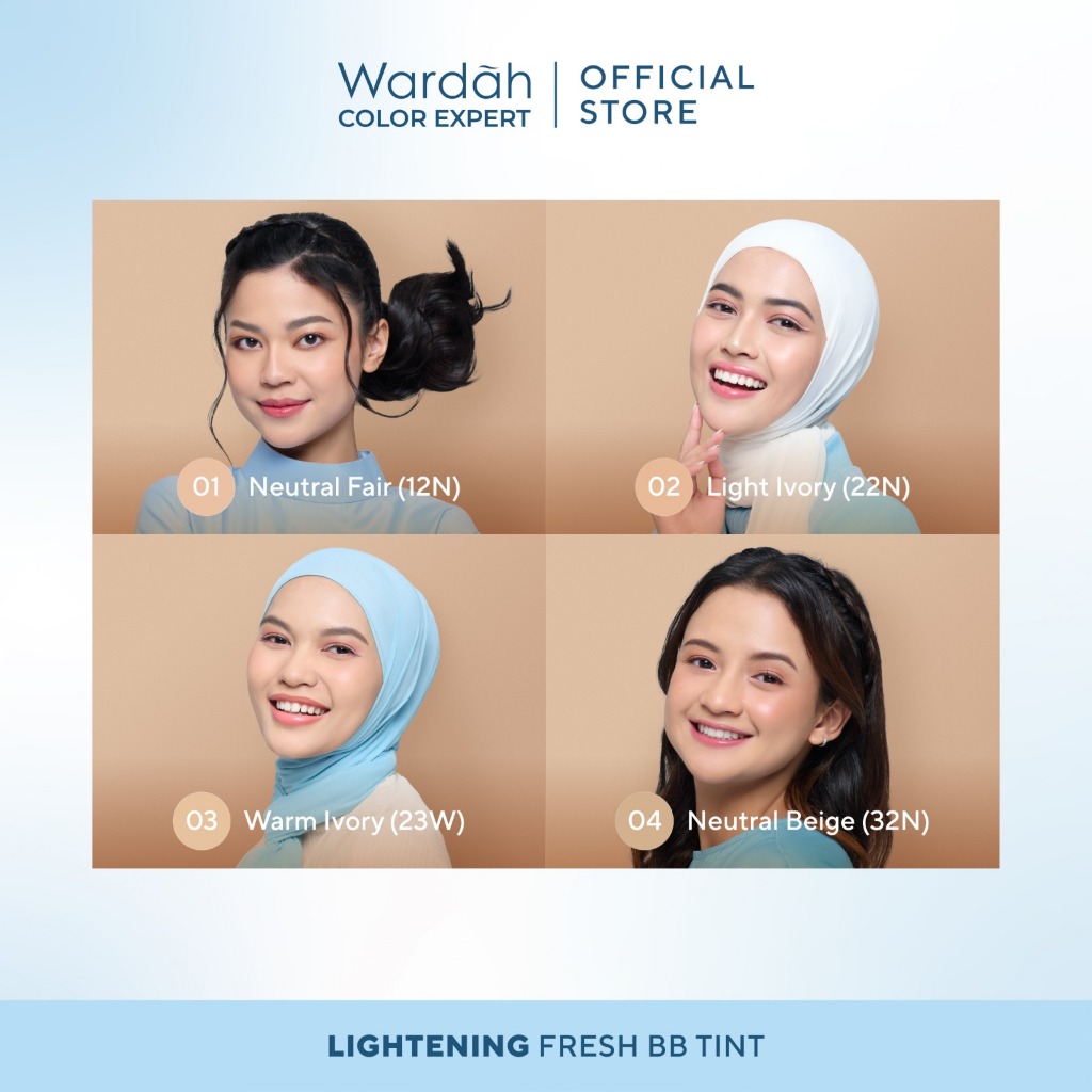 Wardah Lightening Fresh BB Tint 30ml - 03 Warm Ivory (23W)