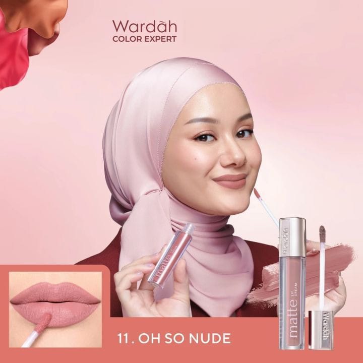 Wardah Exclusive Matte Lip Cream 4gr - 11 Oh so Nude