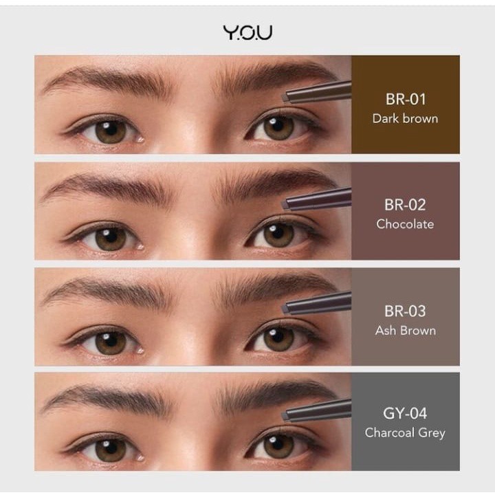 YOU Teardrop Brow Definer BR03 Ash Brown