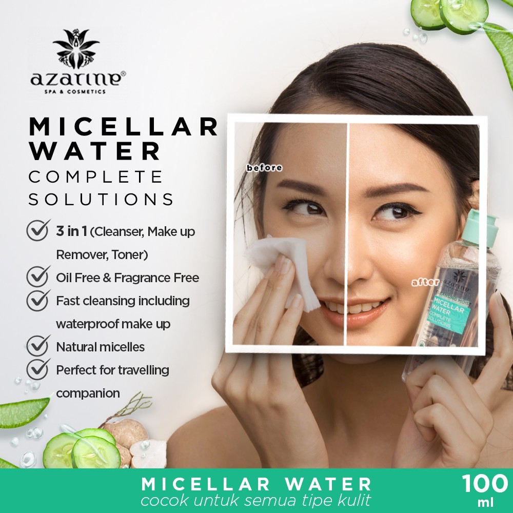 Azarine Cleansing Moist Micellar Water 100ml *