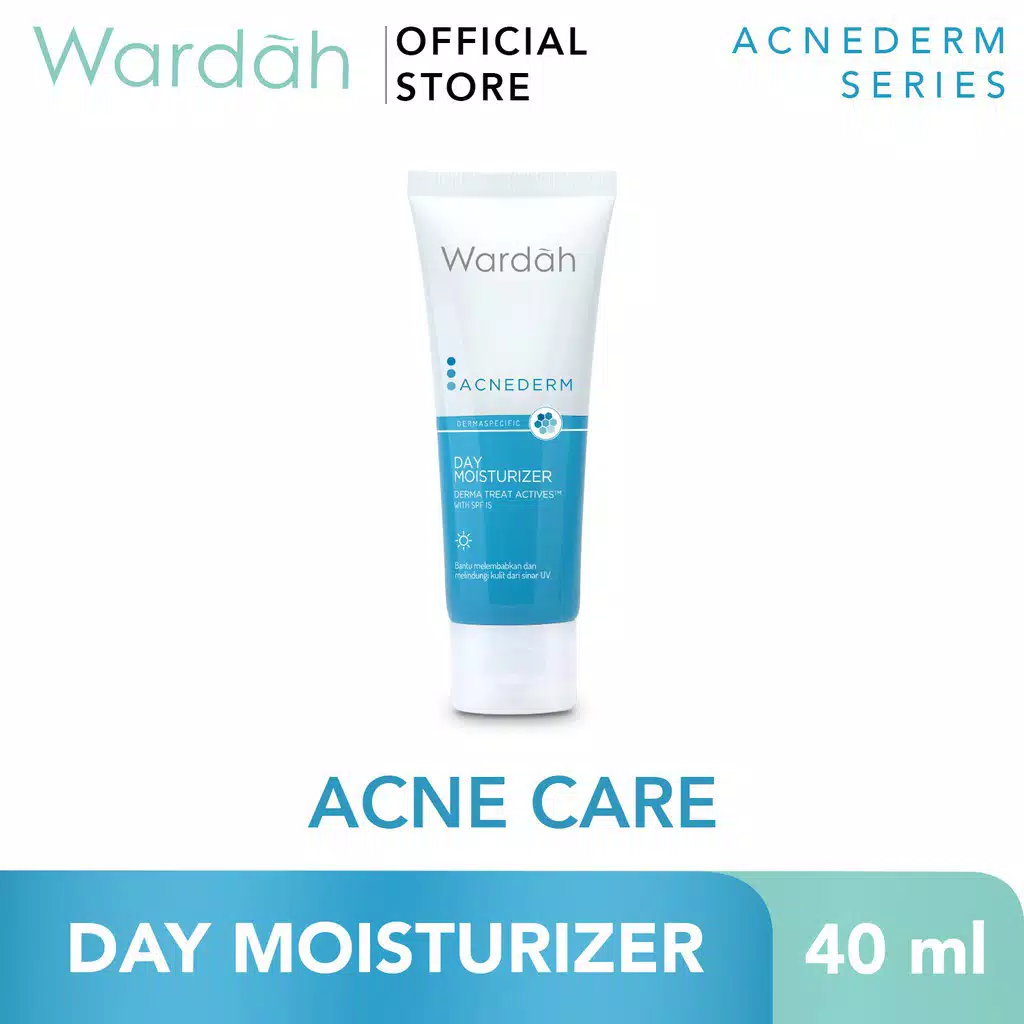 Wardah Acnederm Day Moisturizer 40ml Wardah Acnederm Day Moisturizer 40ml
