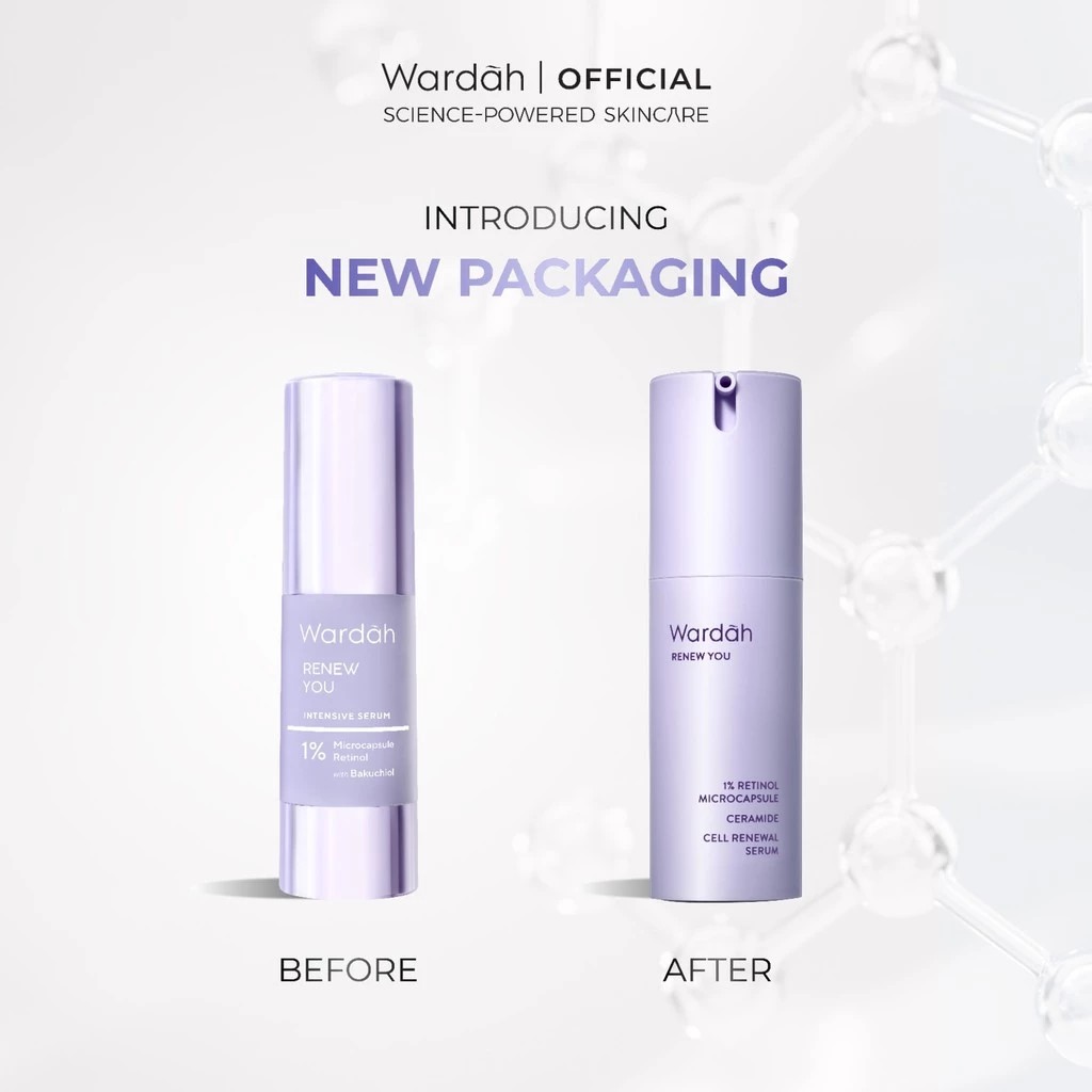 Wardah Renew You 1% Retinol Microcapsule  Ceramide Cell Renewal Serum 15ml Wardah Renew You 1% Retinol Microcapsule  Ceramide Cell Renewal Serum 15ml