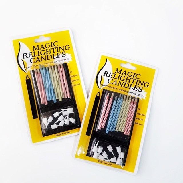 Lilin Magic Isi 10pcs - Lilin Ulang Tahun