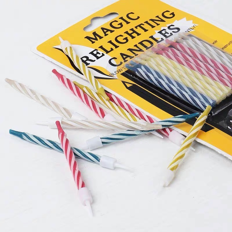 Lilin Magic Isi 10pcs - Lilin Ulang Tahun