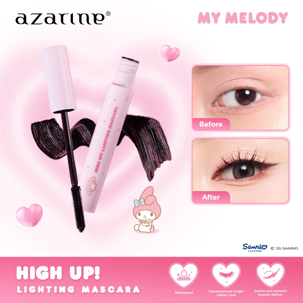 Azarine High Up Lashting Mascara 4gr Azarine High Up Lashting Mascara 4gr
