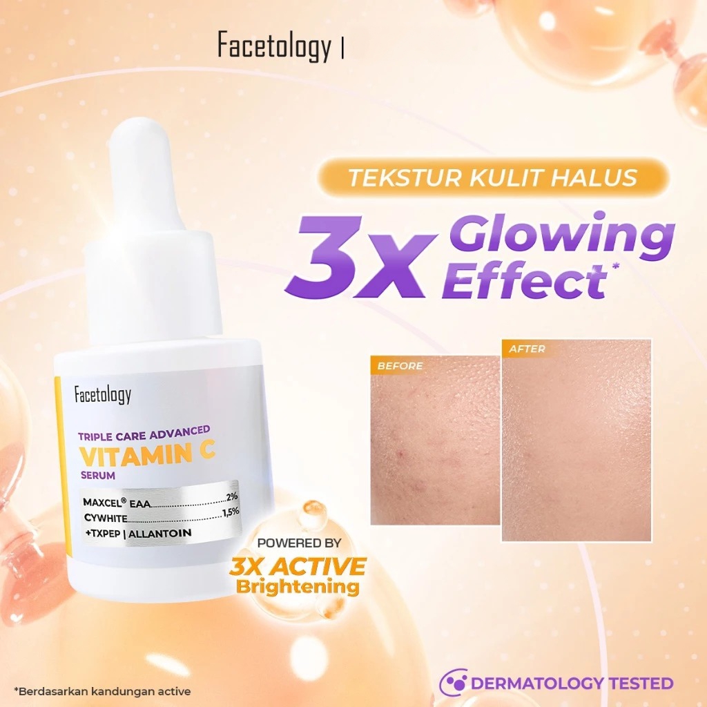 Facetology Triple Care Serum 15ml - Advanced Vitamin C Serum