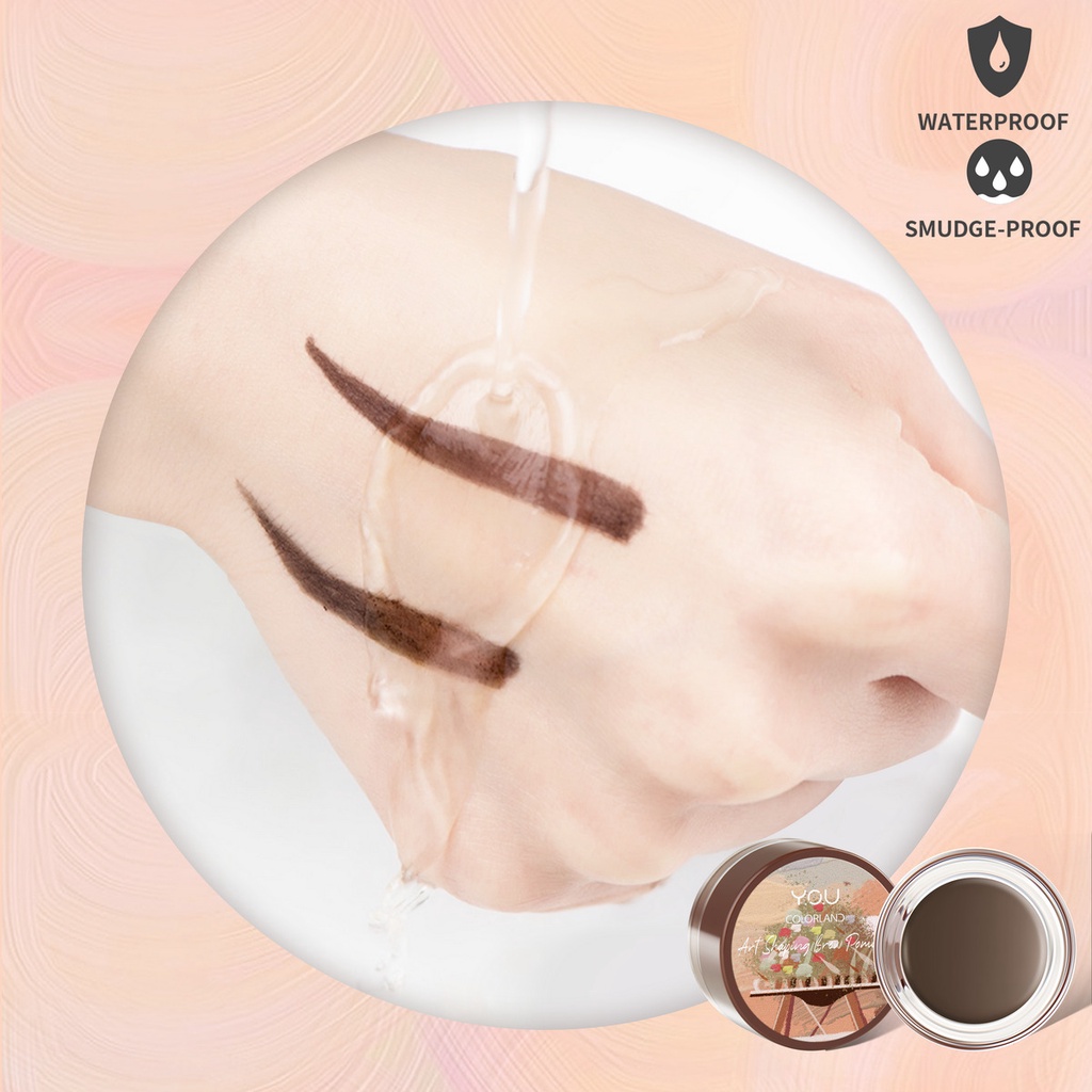 YOU Colorland Art Shaping Brow Pomade BR02 Ash Brown YOU Colorland Art Shaping Brow Pomade BR02 Ash Brown
