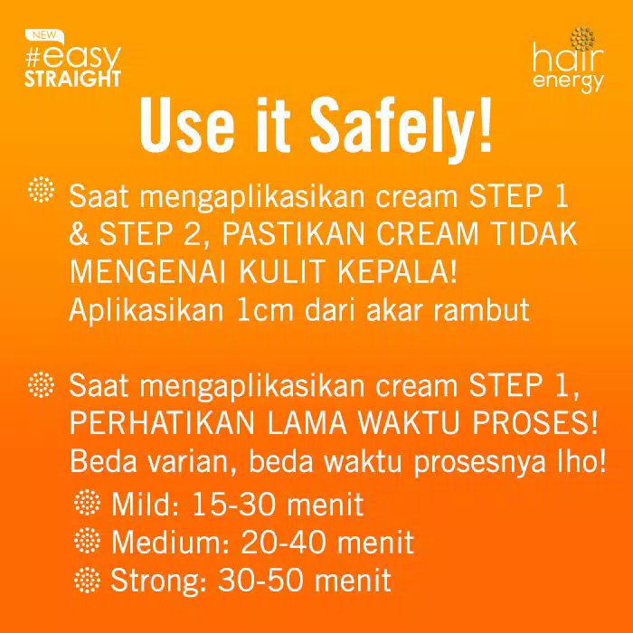 Makarizo Hair Energy Easy Straight DIY2 - Step Kit 120ml Medium Orange