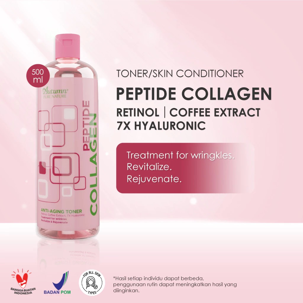Autumn Peptide Collagen Anti-Aging Toner (Pink) 500ml