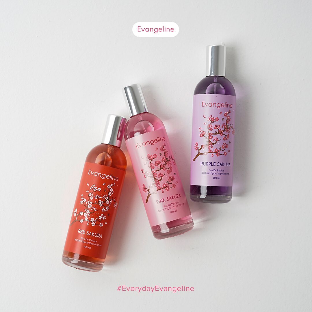 Evangeline Eau De Parfum Sakura 100ml - Red