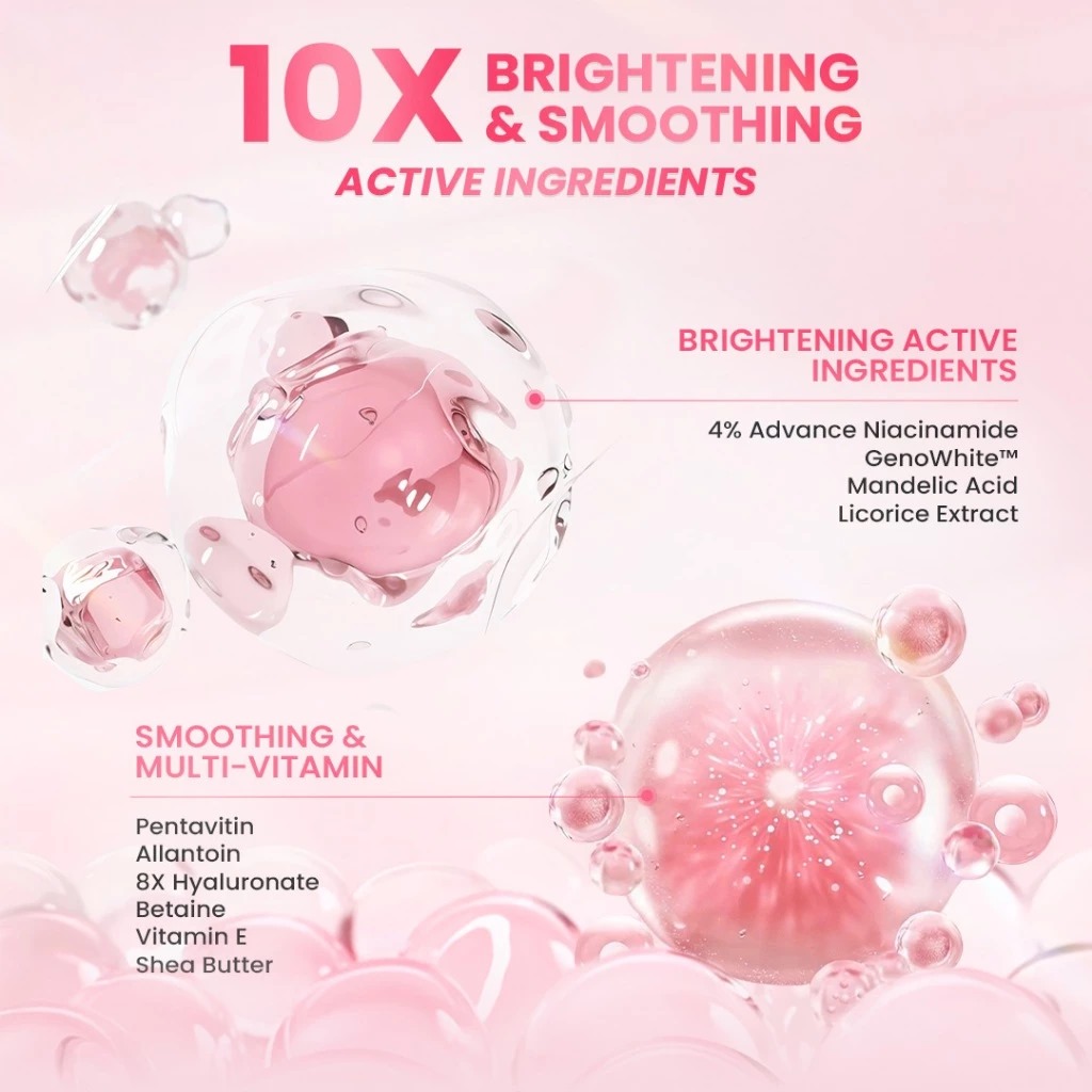 Hanasui Glow Expert 10X Brightening & Smoothing Day Cream 15gr