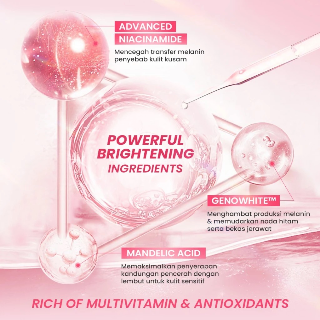 Hanasui Glow Expert 10X Brightening & Smoothing Day Cream 15gr