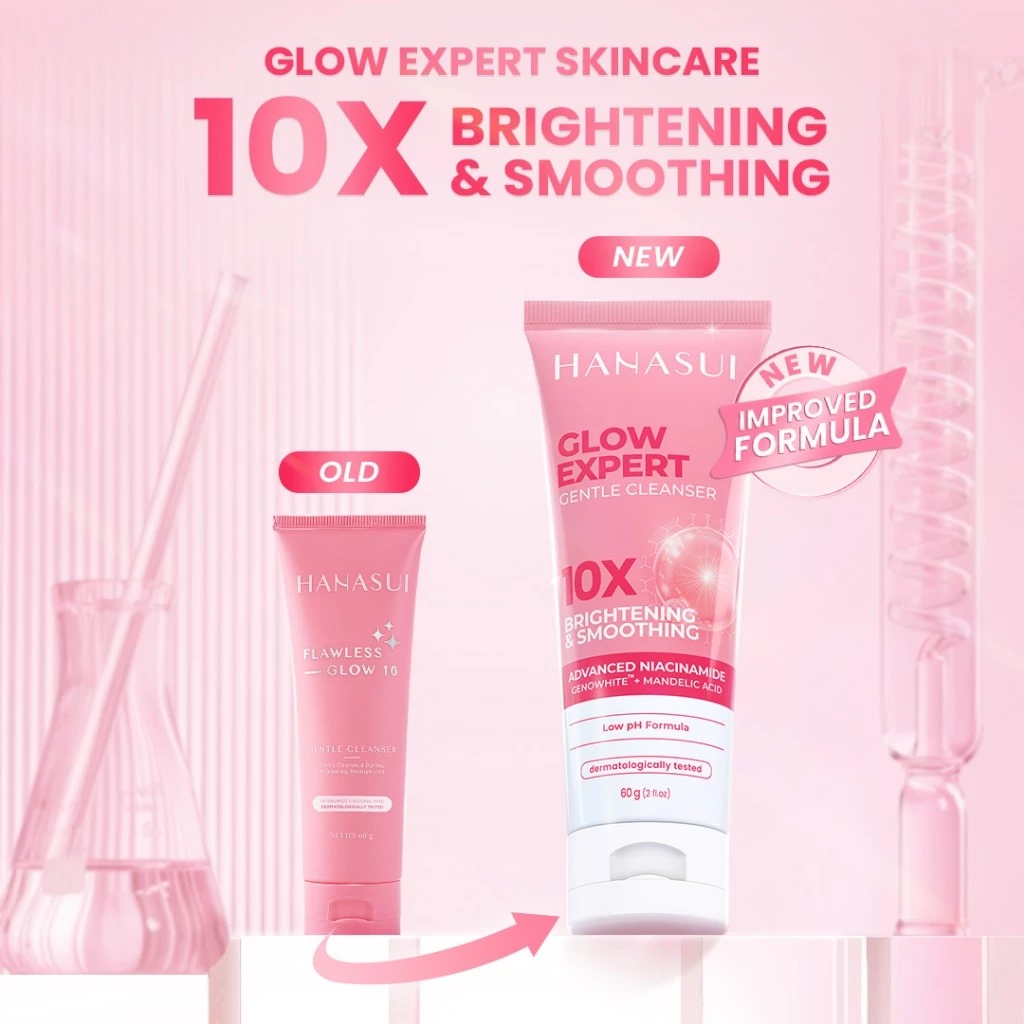 Hanasui Glow Expert 10X Brightening & Smoothing Gentle Cleanser 60gr