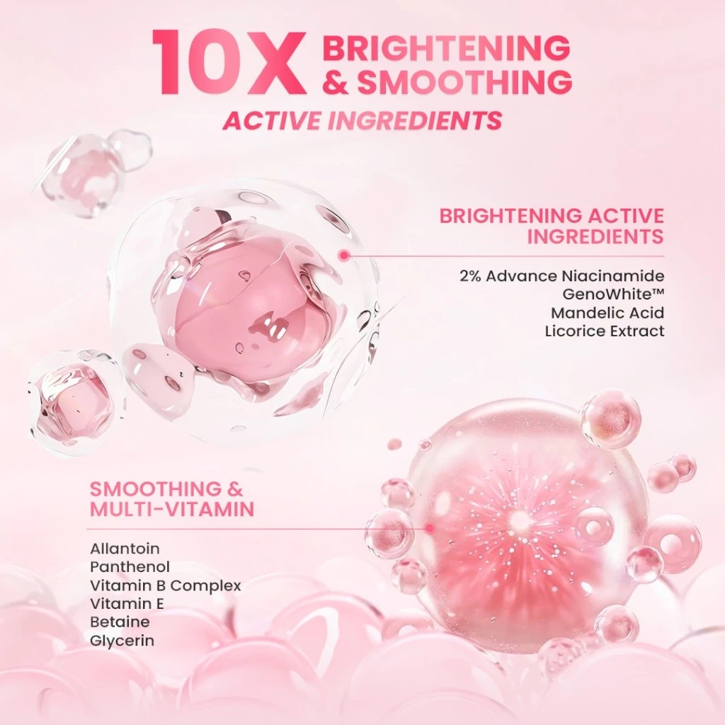 Hanasui Glow Expert 10X Brightening & Smoothing Gentle Cleanser 60gr