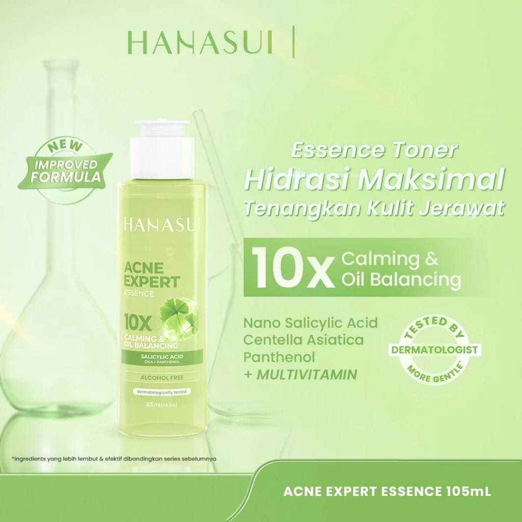 HANASUI Acne Expert 10X Calming & Oil Balancing Essence 105ml