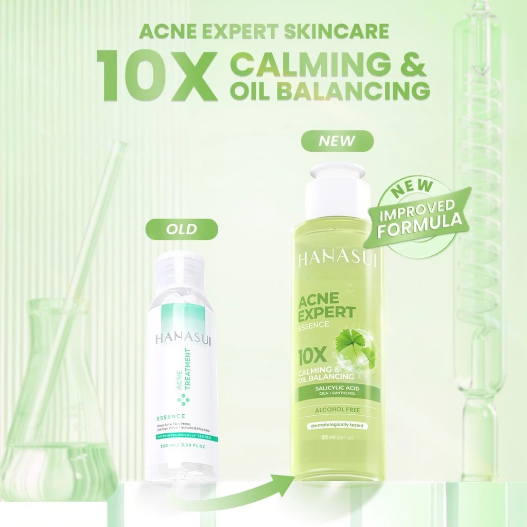 HANASUI Acne Expert 10X Calming & Oil Balancing Essence 105ml