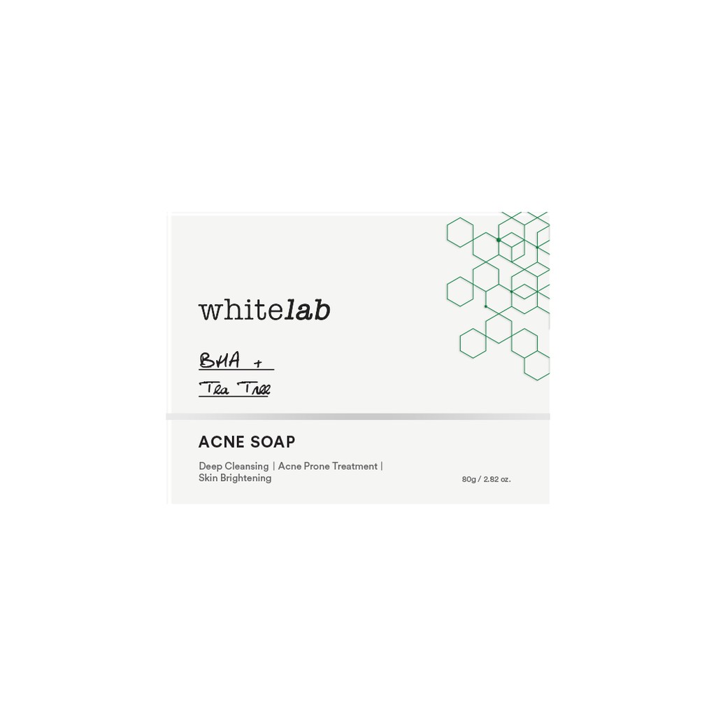 WHITELAB Acne Soap 80gr (Sabun Batang) WHITELAB Acne Soap 80gr (Sabun Batang)