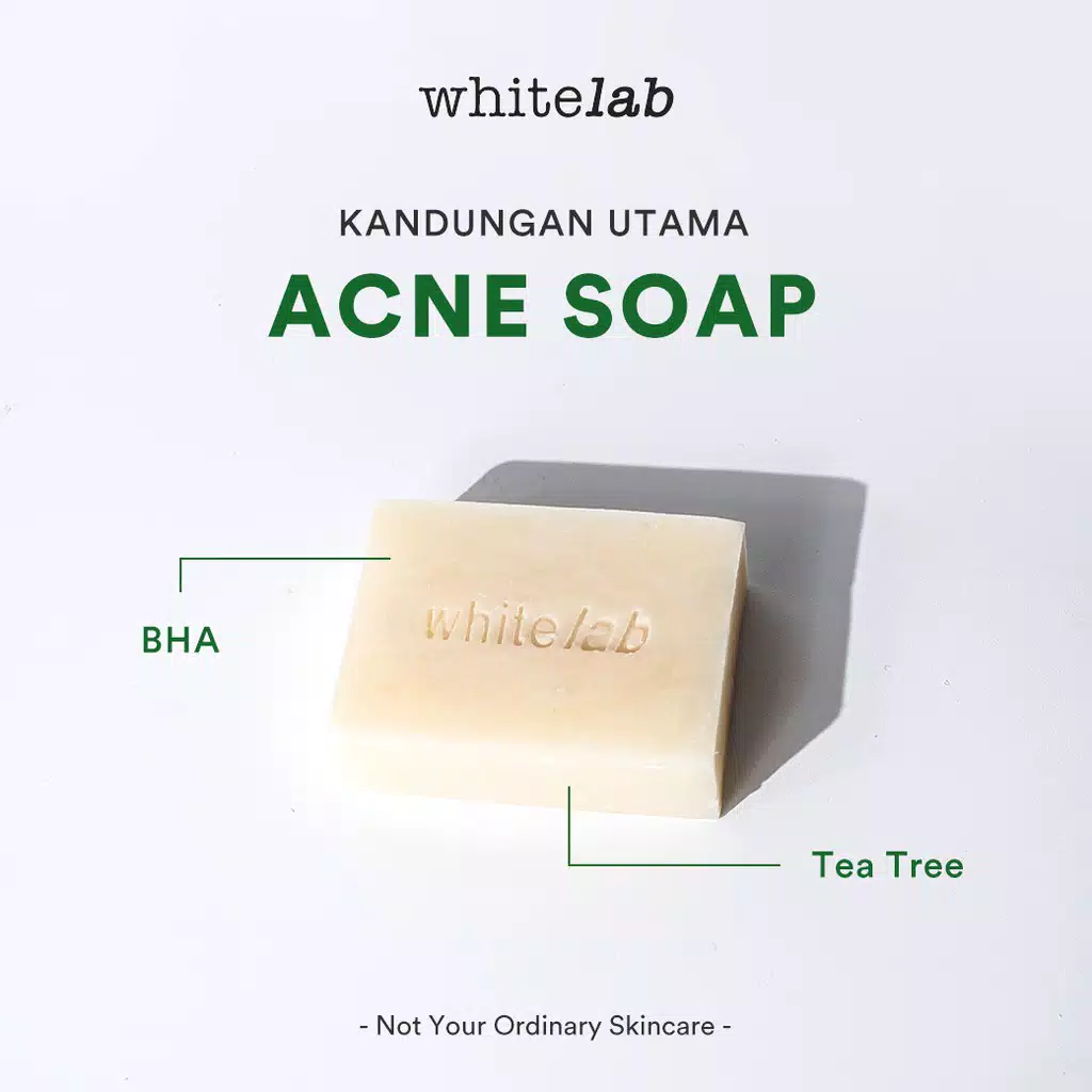 WHITELAB Acne Soap 80gr (Sabun Batang) WHITELAB Acne Soap 80gr (Sabun Batang)