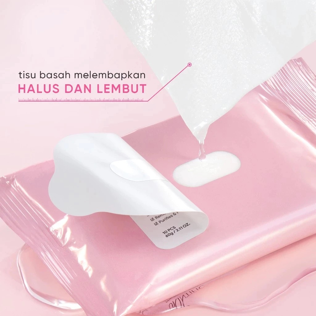 Skintific Niacinamide Brightening Micellar Cleansing Wipes 10sheet