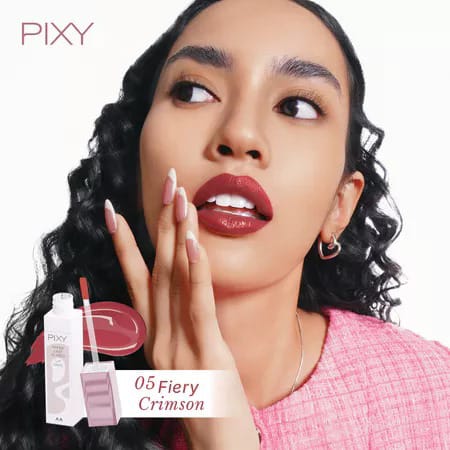 Pixy Hyperlast Glazed Lip Vinyl 3gr - 05 Fiery Crimson