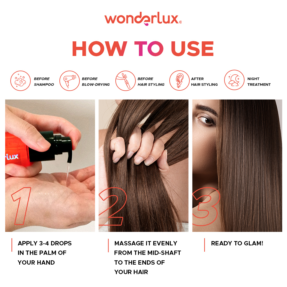 Wonderlux - Ready Set Smooth! Hair Perfecting Oil 75ml (For Normal, Sleek, Smooth, & Shine Hair) Wonderlux - Ready Set Smooth! Hair Perfecting Oil 75ml (For Normal, Sleek, Smooth, & Shine Hair)