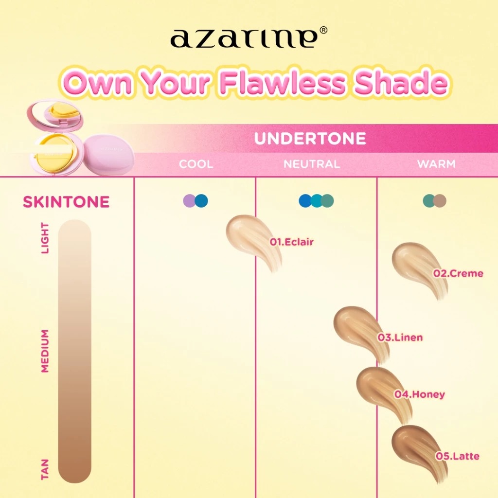 Azarine Covermatte Sunscreen Cushion 11gr - 05 Latte