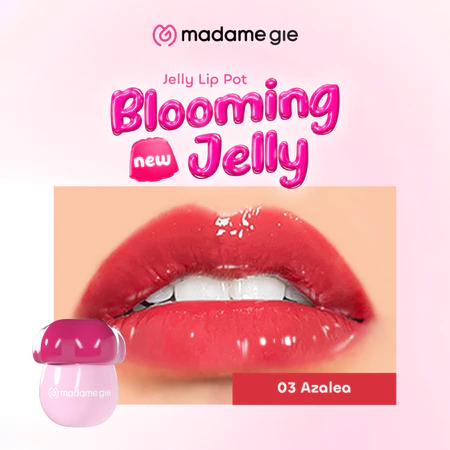 Madame Gie Blooming Jelly Lip Pot 5gr - 03 Azalea