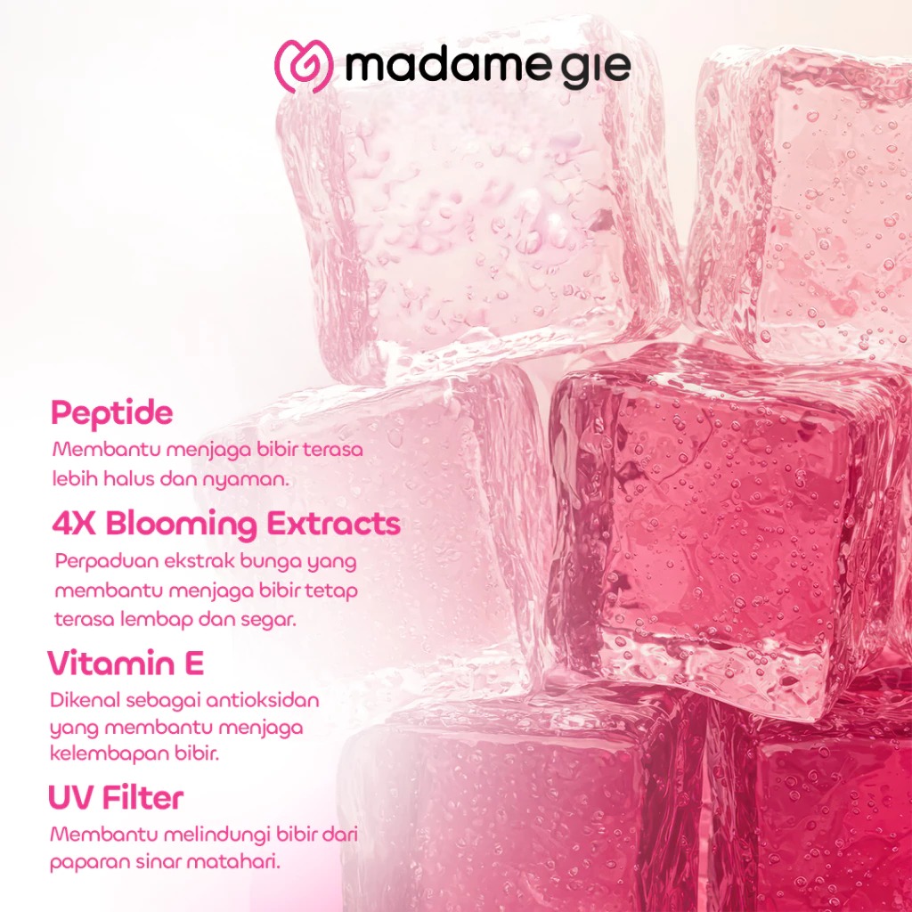 Madame Gie Blooming Jelly Lip Pot 5gr - 03 Azalea