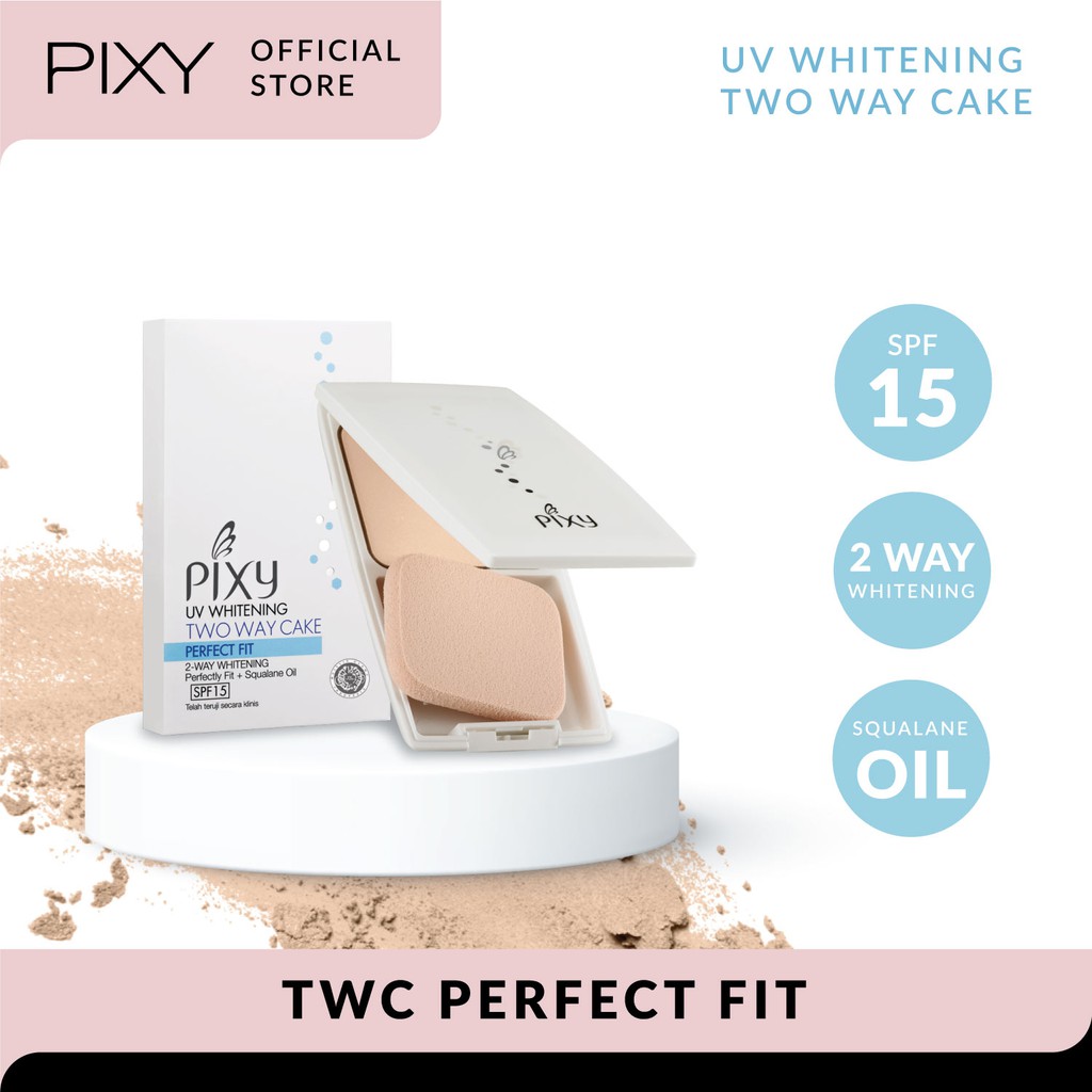 Pixy UV Whitening TWC Perfect Fit Full Size 07 Cream Beige Pixy UV Whitening TWC Perfect Fit Full Size 07 Cream Beige