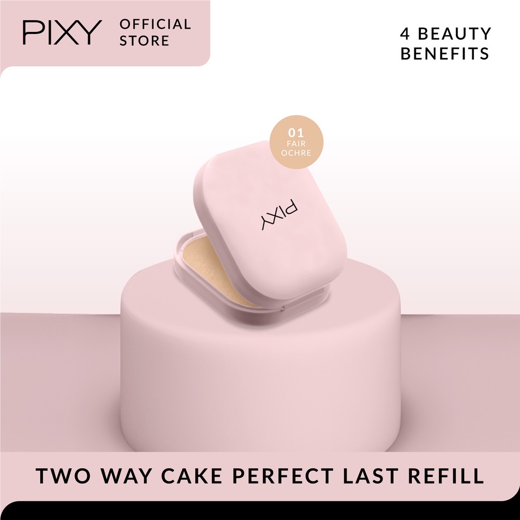 Pixy UV Whitening 4 Beauty Benefits TWC Perfect Last REFILL - 01 Fair Ochre Pixy UV Whitening 4 Beauty Benefits TWC Perfect Last REFILL - 01 Fair Ochre