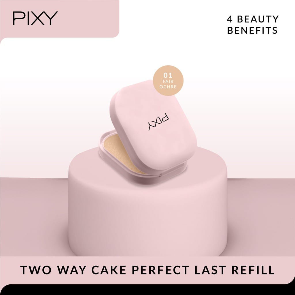 Pixy UV Whitening 4 Beauty Benefits TWC Perfect Last REFILL - 01 Fair Ochre