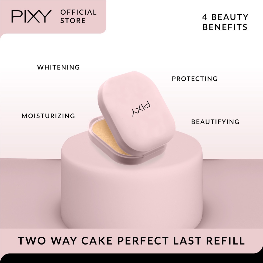 Pixy UV Whitening 4 Beauty Benefits TWC Perfect Last REFILL - 01 Fair Ochre