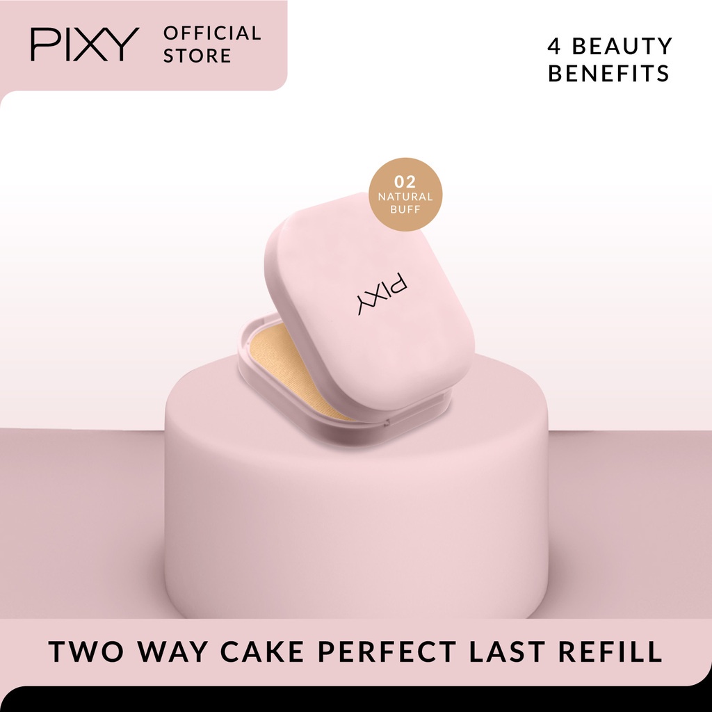 Pixy UV Whitening 4 Beauty Benefits TWC Perfect Last REFILL - 02 Natural Buff Pixy UV Whitening 4 Beauty Benefits TWC Perfect Last REFILL - 02 Natural Buff