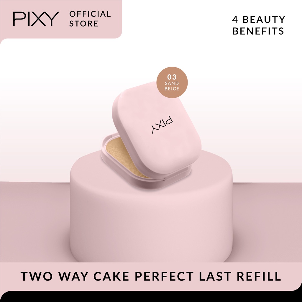 Pixy UV Whitening 4 Beauty Benefits TWC Perfect Last REFILL - 03 Sand Beige Pixy UV Whitening 4 Beauty Benefits TWC Perfect Last REFILL - 03 Sand Beige
