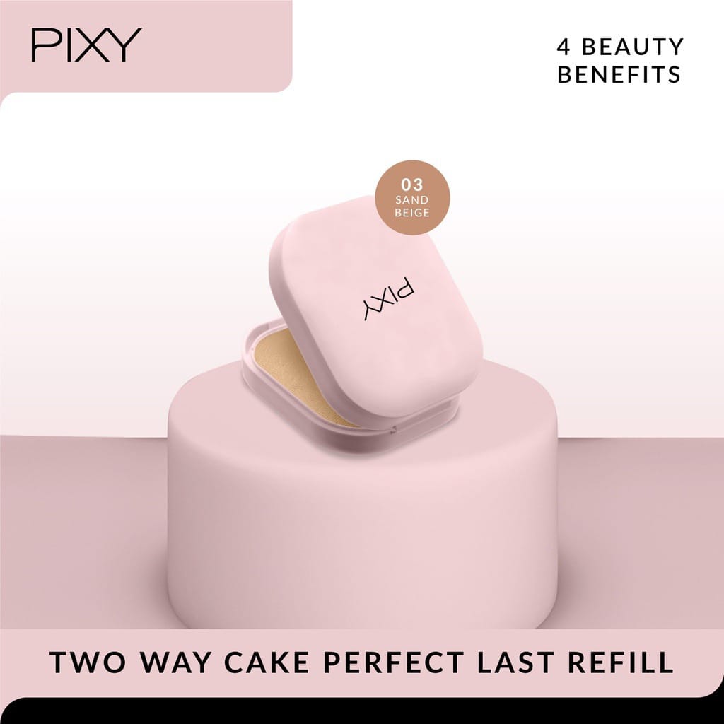 Pixy UV Whitening 4 Beauty Benefits TWC Perfect Last REFILL - 03 Sand Beige