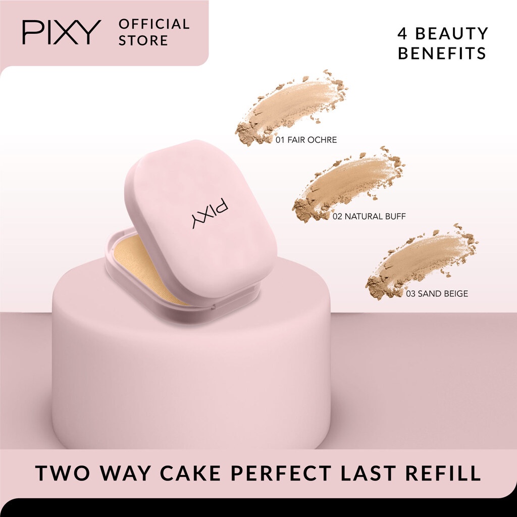 Pixy UV Whitening 4 Beauty Benefits TWC Perfect Last REFILL - 03 Sand Beige