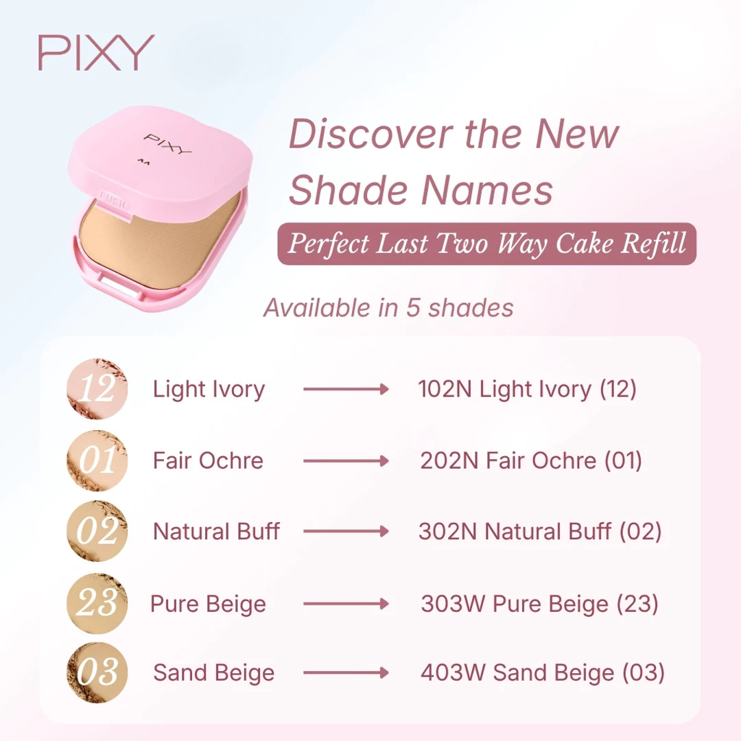 Pixy UV Whitening 4 Beauty Benefits TWC Perfect Last REFILL - 03 Sand Beige